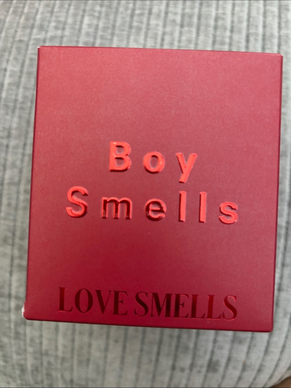 Boy Smells 8.5 Oz 50 hr Love Smells Candle Original Box Single Wick brand new